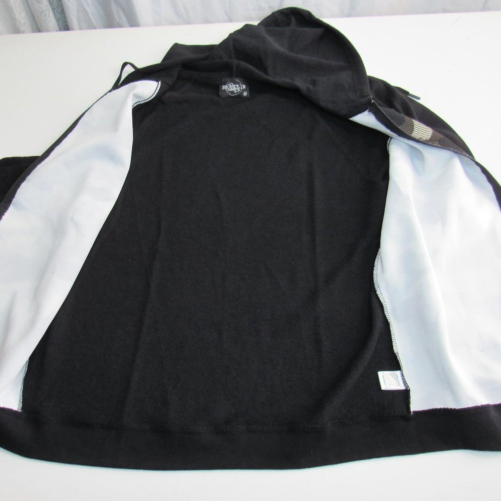Brooklyn Standard Men’s Camouflage Gray/Black Full Zip Hoodie Jacket Size XL - Picture 3 of 10